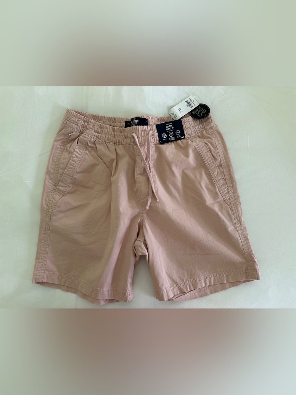 Hollister Epic Flex 7" Jogger Shorts – Pink – Men's Large – NWT